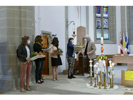 Dankwortgottesdienst der Erstkommunionkinder  (Foto: Karl-Franz Thiede)